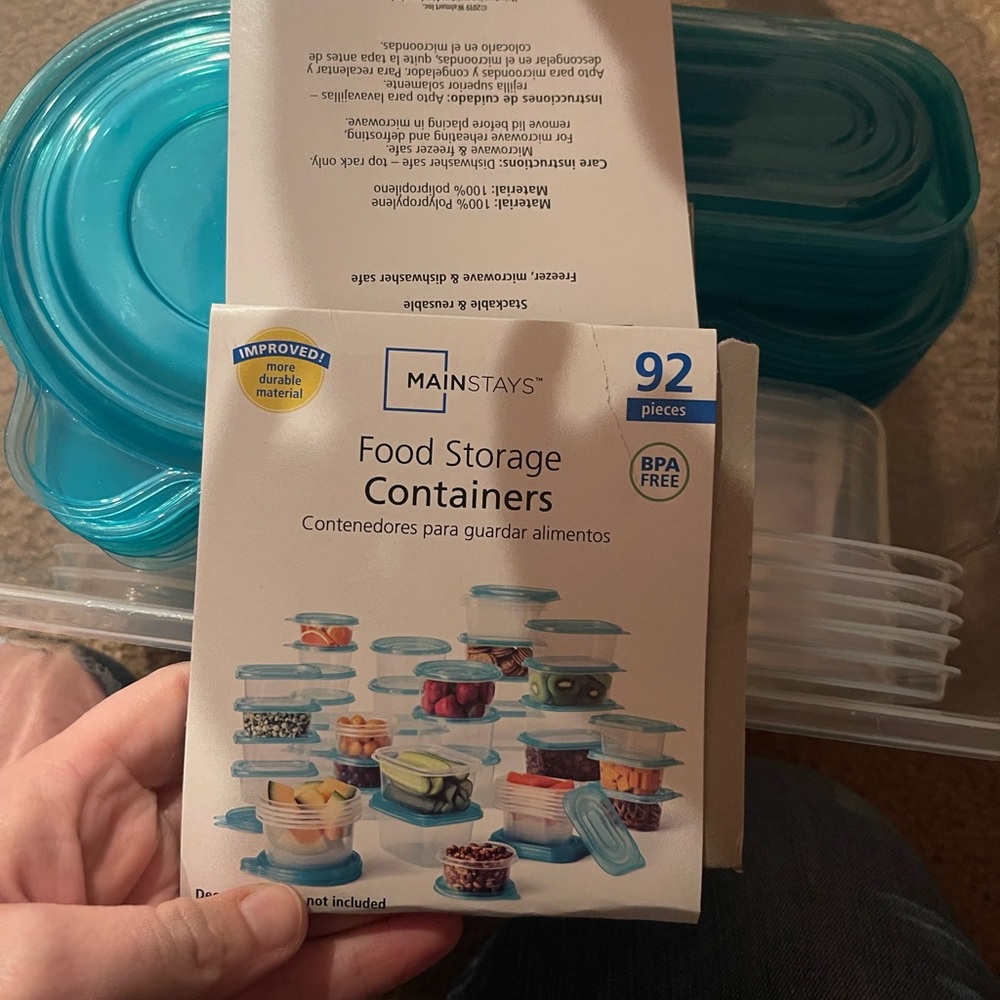 Main stay food storage set